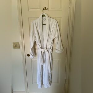 White Trump Hotel Bathrobe